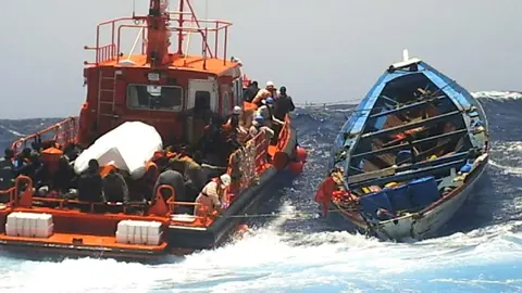 La llegada de inmigranrtes hasta Almer&iacute;a est&aacute; siendo masiva