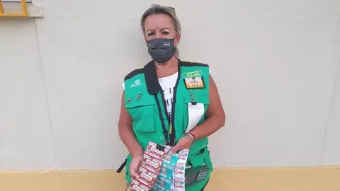 Ana Mar&iacute;a Gallego, vendedora de la ONCE que ha repartido 225.000 euros en Jerez