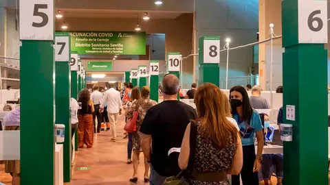 Sevilla cierra el vacun&oacute;dromo del Estadio de la Cartuja