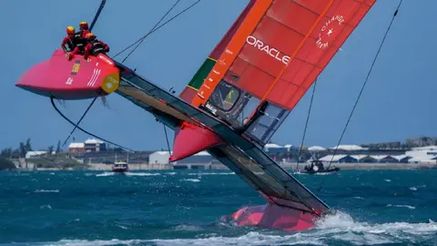 El espect&aacute;culo de la SailGP llega a C&aacute;diz