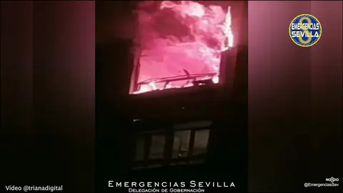 Un anciano ha muerto en el incendio de su casa en Sevilla