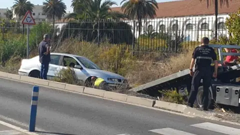 Accidente de tr&aacute;fico en Jerez de la Frontera