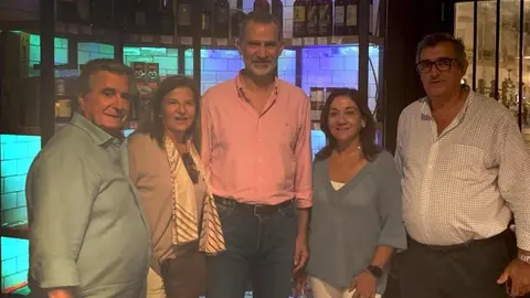 El rey Felipe VI se reencuentra con sus amigos en C&aacute;diz