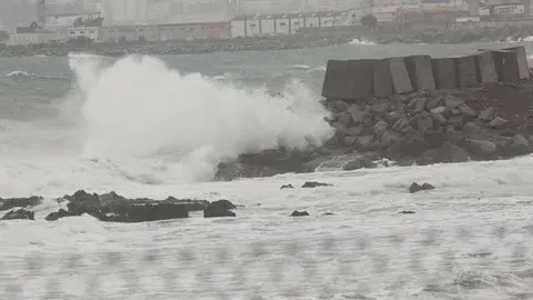Temporal de Levante en el Estrecho