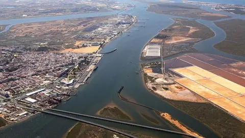 El puerto de Huelva