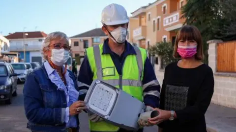 Nuevas farolas led en Campanillas, M&aacute;laga