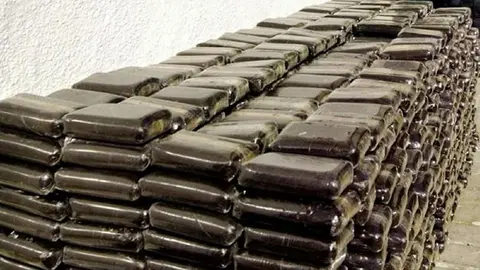 Toneladas de hach&iacute;s