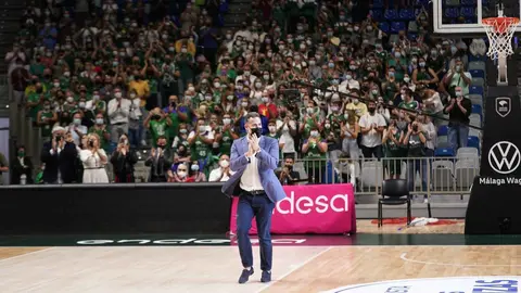 Homenaje Carlos Cabezas Unicaja Baloncesto Mart&iacute;n Carpena