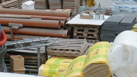 Robo de material de construcci&oacute;n