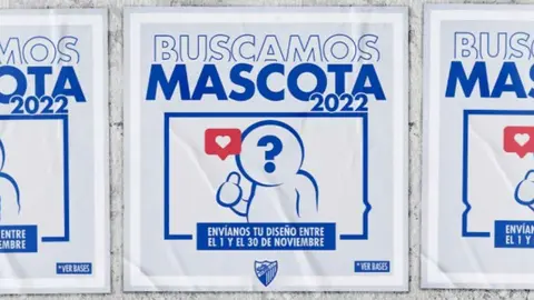 Nueva mascota M&aacute;laga CF