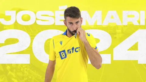 Jos&eacute; Mari renueva con el C&aacute;diz CF hasta 2024