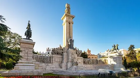 La Plaza de Espa&ntilde;a de C&aacute;diz