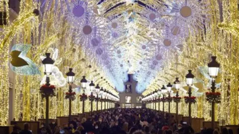 Navidad calle Larios, M&aacute;laga