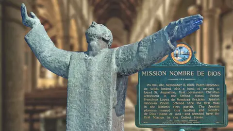 La primera misa en Estados Unidos de Am&eacute;rica la ofici&oacute; un jerezano, Francisco L&oacute;pez de Mendoza Grajales 