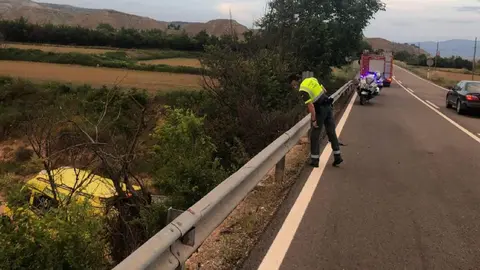 Un motorista ha muerto tras caer desde un puente en Benalup