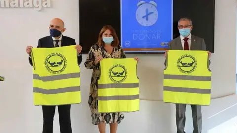 Acto de presentaci&oacute;n de La Gran Recogida de Alimentos 2021 de Bancosol en La Diputaci&oacute;n de M&aacute;laga