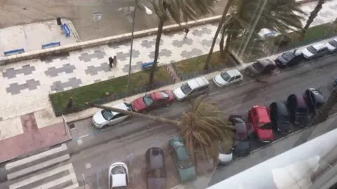 Temporal viento M&aacute;laga