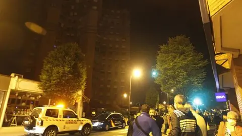 Incendio en un bloque de casas en Almer&iacute;a