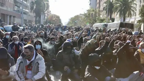 Sexta jornada de piquetes en C&aacute;diz
