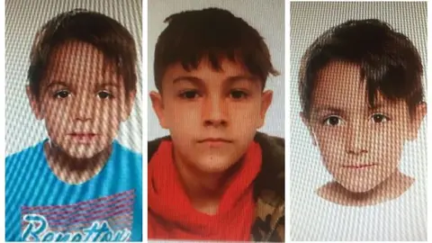 Los tres ni&ntilde;os hermanos desaparecidos en Aranjuez