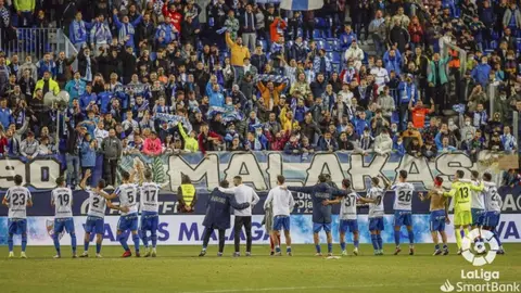 M&aacute;laga CF en el Estadio La Rosaleda