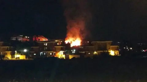 Incendio en una casa de Monachil