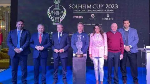 Acto presentaci&oacute;n Solheim Cup 2023 en M&aacute;laga