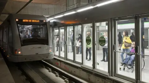 Estos son los horarios del Metro de Sevilla para la Navidad y la Nochevieja
