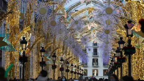 Navidad calle Larios, M&aacute;laga