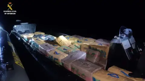 Alijo de drogas en Conil