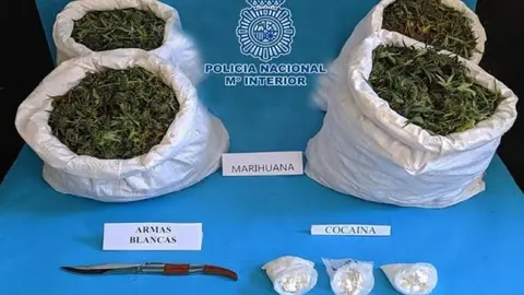 Pillados cuatro narcotraficantes con marihuana y coca&iacute;na