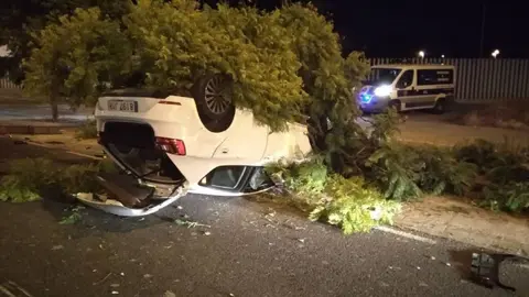 Muere una persona tras salirse su coche en la carretera en Alic&uacute;n de Ortega