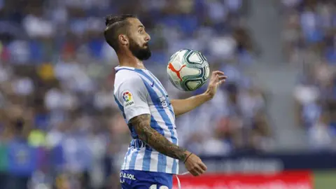 Cifu con el M&aacute;laga CF
