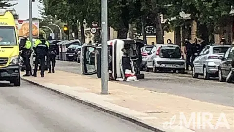 Tremendo accidente en Jerez en plena hora punta de salida de estudiantes