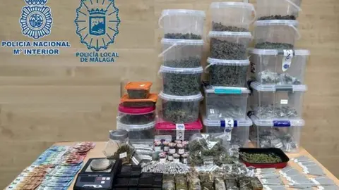 Desarticulado un club de cannabis que operaba como punto de venta de droga en M&aacute;laga