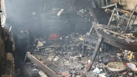 Fallece un hombre de 86 a&ntilde;os en Pedrera en el incendio de su casa