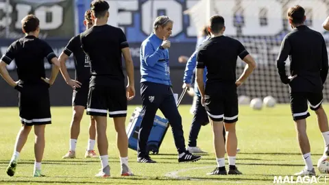 Entrenamiento M&aacute;laga CF