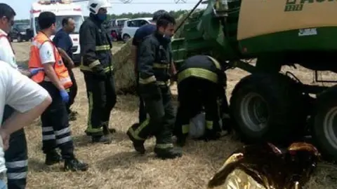 Muere en Lucena un trabajador al quedar atrapado en una m&aacute;quina