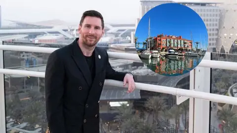 Leo Messi despide a todos los trabajadores de su nuevo hotel en C&aacute;diz
