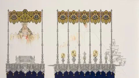 Semana Santa Sevilla 2022. As&iacute; es la nueva orfebrer&iacute;a para el palio de la Virgen de Guadalupe