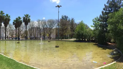 Estanque del Parque de La Plata en Jerez