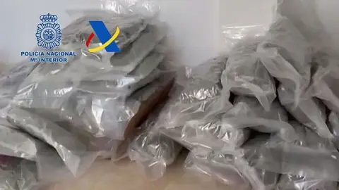 Intervienen 200 kilos de marihuana a un grupo criminal internacional que operaba en M&aacute;laga y C&oacute;rdoba