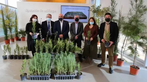 Acto de presentaci&oacute;n del gran proyecto medioambiental y de ocio en el pantano de La Vi&ntilde;uela, de la Diputaci&oacute;n de M&aacute;laga