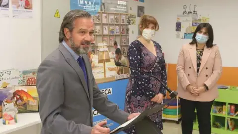 Acto de presentaci&oacute;n de las actividades culturales de la Diputaci&oacute;n de M&aacute;laga en la Biblioteca C&aacute;novas del Castillo para el primer semestre de 2022