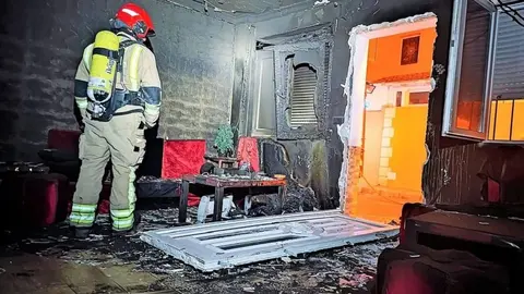 Un anciano muere en el incendio de una vivienda en Palma del R&iacute;o