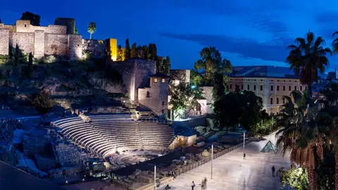 M&aacute;laga centro. Alcazaba