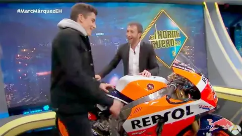 Marc M&aacute;rquez visita El Hormiguero.