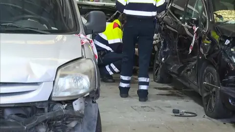 Chocan varios veh&iacute;culos a la entrada de Pozoblanco