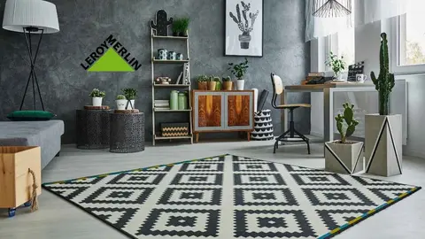 7 alfombras vin&iacute;licas para el sal&oacute;n, cocina o pasillo