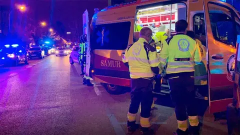 Dos j&oacute;venes apu&ntilde;alados en el Paseo de la Castellana, Madrid.